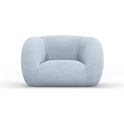 Cosmopolitan Design, Fauteuil, Bouclé Fauteuil, "Essen", 1 Place, Bleu Clair, 130x95x86 Fabriqué en Europe - Publicité Cosmopolitan Design, Fauteuil, Bouclé Fauteuil, "Essen", 1 Place, Bleu Clair, 130x95x86 Fabriqué en Europe - Publicité