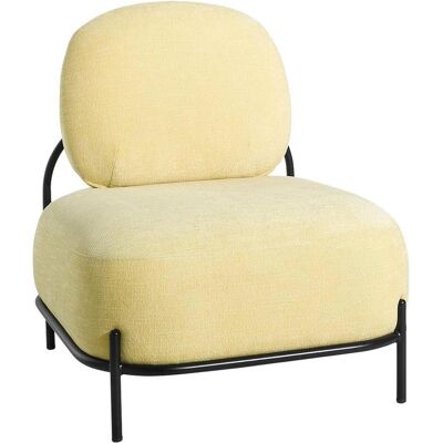 Fauteuil PAPERFLOW ADMIRAAL - Jaune, Polyester, Métal - 120kg Support - Publicité Fauteuil PAPERFLOW ADMIRAAL - Jaune, Polyester, Métal - 120kg Support - Publicité