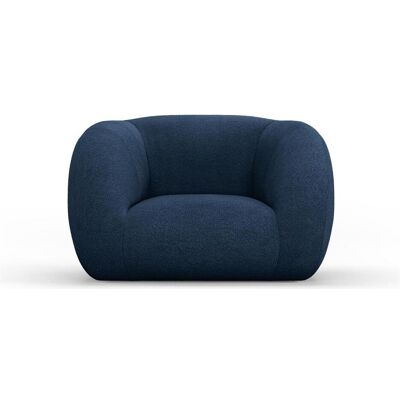 Cosmopolitan Design, Fauteuil, Bouclé Fauteuil, "Essen", 1 Place, Bleu Foncé, 130x95x86 Fabriqué en Europe - Publicité Cosmopolitan Design, Fauteuil, Bouclé Fauteuil, "Essen", 1 Place, Bleu Foncé, 130x95x86 Fabriqué en Europe - Publicité