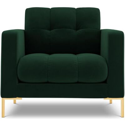 Cosmopolitan Design, Fauteuil, Fauteuil en velours, "Bali", 1 Place, Vert Bouteille, 87x96x75 Fabriqué en Europe - Publicité Cosmopolitan Design, Fauteuil, Fauteuil en velours, "Bali", 1 Place, Vert Bouteille, 87x96x75 Fabriqué en Europe - Publicité