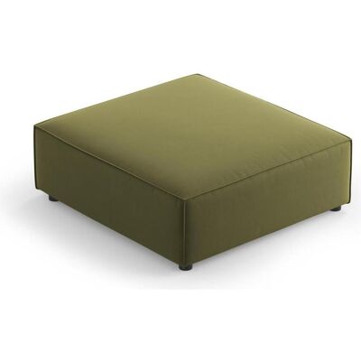 Cosmopolitan Design, Tabouret, Pouf Velours, "Arendal", 1 Place, Vert Clair, 102x80x40 Fabriqué en Europe - Publicité Cosmopolitan Design, Tabouret, Pouf Velours, "Arendal", 1 Place, Vert Clair, 102x80x40 Fabriqué en Europe - Publicité