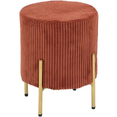 Domoletti, Tabouret, Pouf 53000009209, orange, 35 x 35 x 40 cm - Publicité Domoletti, Tabouret, Pouf 53000009209, orange, 35 x 35 x 40 cm - Publicité