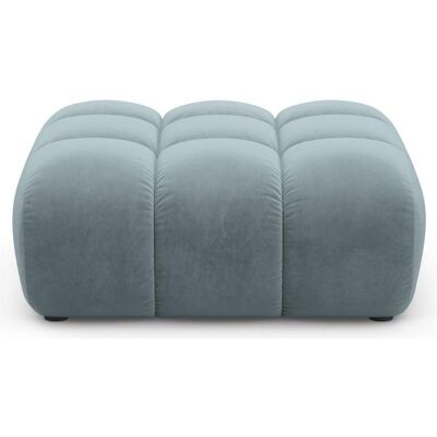 Maison Heritage, Tabouret, Pouf Velours, "Arden", 1 Place, Bleu Clair, 90x70x43 Fabriqué en Europe - Publicité Maison Heritage, Tabouret, Pouf Velours, "Arden", 1 Place, Bleu Clair, 90x70x43 Fabriqué en Europe - Publicité