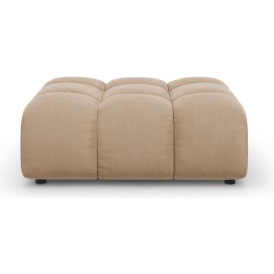 Cosmopolitan Design, Tabouret, Pouf Velours, "Sky", 1 Place, Le Sable, 102x80x43 Fabriqué en Europe - Publicité Cosmopolitan Design, Tabouret, Pouf Velours, "Sky", 1 Place, Le Sable, 102x80x43 Fabriqué en Europe - Publicité