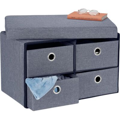 Relaxdays, Banc, Banquette (60 cm) - Publicité Relaxdays, Banc, Banquette (60 cm) - Publicité