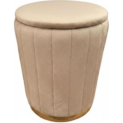 Relaxdays, Tabouret, Hocker aus Samt mit Stauraum (32 x 42 cm) - Publicité Relaxdays, Tabouret, Hocker aus Samt mit Stauraum (32 x 42 cm) - Publicité
