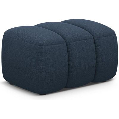 Maison Heritage, Tabouret, Pouf, "Kimi", 1 Place, Bleu, 75x55x40 Fabriqué en Europe - Publicité Maison Heritage, Tabouret, Pouf, "Kimi", 1 Place, Bleu, 75x55x40 Fabriqué en Europe - Publicité