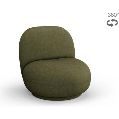 CXL by Christian Lacroix, Fauteuil, Fauteuil pivotant, "Vincent", 1 Place, Vert, 78x77x80 Fabriqué en Europe - Publicité CXL by Christian Lacroix, Fauteuil, Fauteuil pivotant, "Vincent", 1 Place, Vert, 78x77x80 Fabriqué en Europe - Publicité