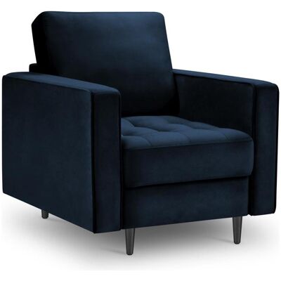 Cosmopolitan Design, Fauteuil, Fauteuil en velours, "Aspen", 1 Place, Bleu Roi, 80x90x90 Fabriqué en Europe - Publicité Cosmopolitan Design, Fauteuil, Fauteuil en velours, "Aspen", 1 Place, Bleu Roi, 80x90x90 Fabriqué en Europe - Publicité