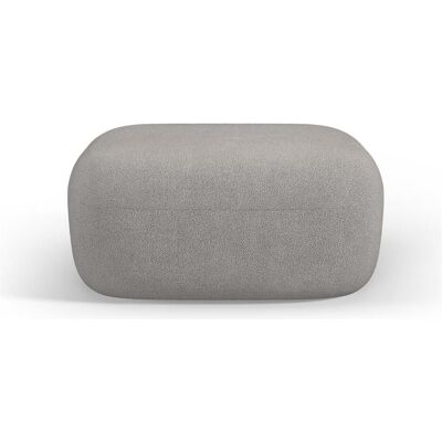 Maison Heritage, Tabouret, Bouclé Pouf, "Estro", 1 Place, Gris Clair, 90x88x40 Fabriqué en Europe - Publicité Maison Heritage, Tabouret, Bouclé Pouf, "Estro", 1 Place, Gris Clair, 90x88x40 Fabriqué en Europe - Publicité
