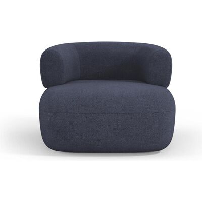 Maison Heritage, Fauteuil, Bouclé Fauteuil, "Estro", 1 Place, Bleu Foncé, 90x88x73 Fabriqué en Europe - Publicité Maison Heritage, Fauteuil, Bouclé Fauteuil, "Estro", 1 Place, Bleu Foncé, 90x88x73 Fabriqué en Europe - Publicité