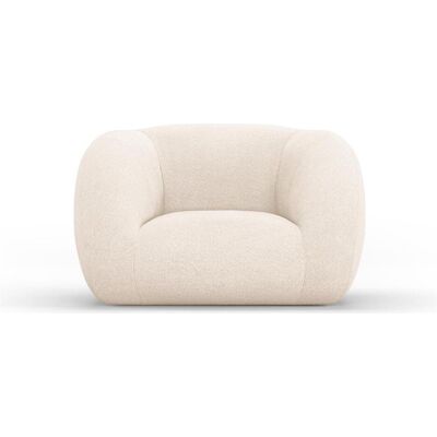 Cosmopolitan Design, Fauteuil, Bouclé Fauteuil, "Essen", 1 Place, Beige, 130x95x86 Fabriqué en Europe - Publicité Cosmopolitan Design, Fauteuil, Bouclé Fauteuil, "Essen", 1 Place, Beige, 130x95x86 Fabriqué en Europe - Publicité
