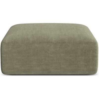 Maison Heritage, Tabouret, Pouf, "Talia", 1 Place, Vert mousse, 90x90x40 Fabriqué en Europe - Publicité Maison Heritage, Tabouret, Pouf, "Talia", 1 Place, Vert mousse, 90x90x40 Fabriqué en Europe - Publicité