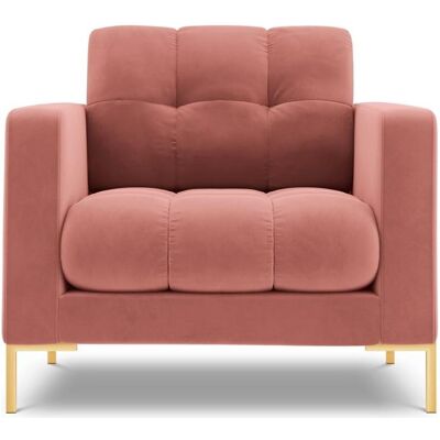 Cosmopolitan Design, Fauteuil, Fauteuil en velours, "Bali", 1 Place, Rose, 87x96x75 Fabriqué en Europe - Publicité Cosmopolitan Design, Fauteuil, Fauteuil en velours, "Bali", 1 Place, Rose, 87x96x75 Fabriqué en Europe - Publicité