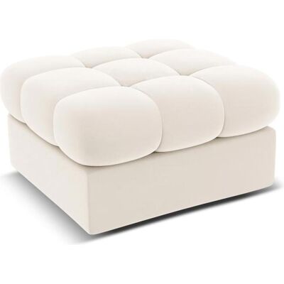 CXL by Christian Lacroix, Tabouret, Pouf Velours, "Yohan", 1 Place, 60x60x38 Fabriqué en Europe - Publicité CXL by Christian Lacroix, Tabouret, Pouf Velours, "Yohan", 1 Place, 60x60x38 Fabriqué en Europe - Publicité