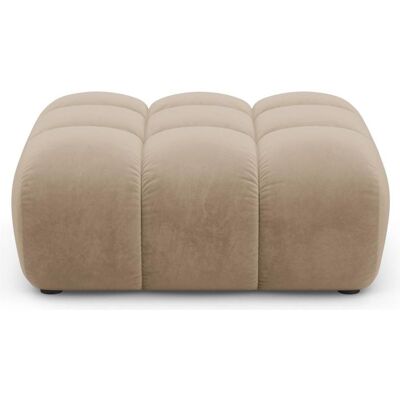 Maison Heritage, Tabouret, Pouf Velours, "Arden", 1 Place, Le Sable, 90x70x43 Fabriqué en Europe - Publicité Maison Heritage, Tabouret, Pouf Velours, "Arden", 1 Place, Le Sable, 90x70x43 Fabriqué en Europe - Publicité