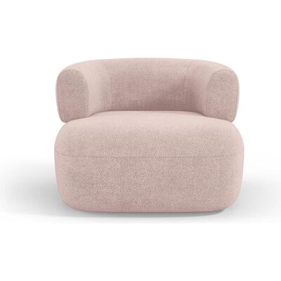 Maison Heritage, Fauteuil, Bouclé Fauteuil, "Estro", 1 Place, Rose poudré, 90x88x73 Fabriqué en Europe - Publicité Maison Heritage, Fauteuil, Bouclé Fauteuil, "Estro", 1 Place, Rose poudré, 90x88x73 Fabriqué en Europe - Publicité