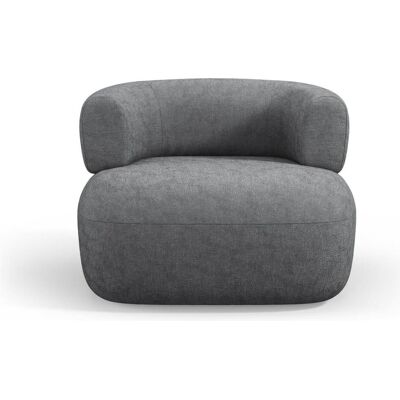 Maison Heritage, Fauteuil, Fauteuil, "Estro", 1 Place, Gris Foncé, 90x88x73 Fabriqué en Europe - Publicité Maison Heritage, Fauteuil, Fauteuil, "Estro", 1 Place, Gris Foncé, 90x88x73 Fabriqué en Europe - Publicité