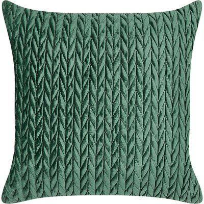 Beliani Ensemble de 2 Coussins en Polyester Vert - Décoration Carrée - Publicité Beliani Ensemble de 2 Coussins en Polyester Vert - Décoration Carrée - Publicité