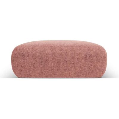 Cosmopolitan Design, Tabouret, Pouf, "Nolio", 2 Places, Rose, 100x100x36 Fabriqué en Europe - Publicité Cosmopolitan Design, Tabouret, Pouf, "Nolio", 2 Places, Rose, 100x100x36 Fabriqué en Europe - Publicité