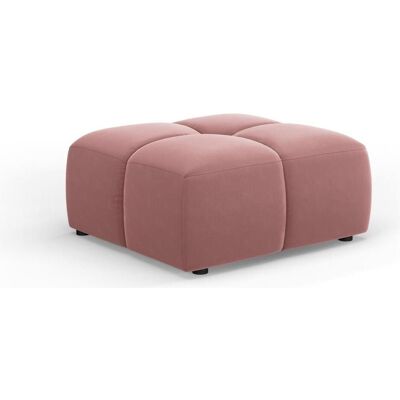 Cosmopolitan Design, Tabouret, Pouf Velours, "Moritz", 1 Place, Rose, 64x64x38 Fabriqué en Europe - Publicité Cosmopolitan Design, Tabouret, Pouf Velours, "Moritz", 1 Place, Rose, 64x64x38 Fabriqué en Europe - Publicité