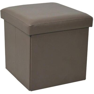 Domoletti, Tabouret, Pouf XYF1368B, grey, 38 cm x 38 cm x 38 cm - Publicité Domoletti, Tabouret, Pouf XYF1368B, grey, 38 cm x 38 cm x 38 cm - Publicité