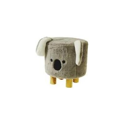 Adar, Tabouret, Koala-Pouf mit Holzbeinen - Publicité Adar, Tabouret, Koala-Pouf mit Holzbeinen - Publicité
