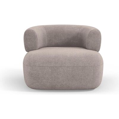 Maison Heritage, Fauteuil, Bouclé Fauteuil, "Estro", 1 Place, Marron Clair, 90x88x73 Fabriqué en Europe - Publicité Maison Heritage, Fauteuil, Bouclé Fauteuil, "Estro", 1 Place, Marron Clair, 90x88x73 Fabriqué en Europe - Publicité