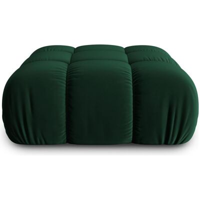 CXL by Christian Lacroix, Tabouret, Pouf Velours, "Killian", 1 Place, Vert Bouteille, 94x94x43 Fabriqué en Europe - Publicité CXL by Christian Lacroix, Tabouret, Pouf Velours, "Killian", 1 Place, Vert Bouteille, 94x94x43 Fabriqué en Europe - Publicité