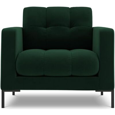 Cosmopolitan Design, Fauteuil, Fauteuil en velours, "Bali", 1 Place, Vert Bouteille, 87x96x75 Fabriqué en Europe - Publicité Cosmopolitan Design, Fauteuil, Fauteuil en velours, "Bali", 1 Place, Vert Bouteille, 87x96x75 Fabriqué en Europe - Publicité