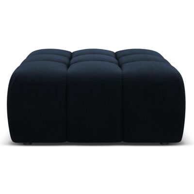 Cosmopolitan Design, Tabouret, Pouf Velours, "Hawaii", 1 Place, Bleu Marine, 90x100x38 Fabriqué en Europe - Publicité Cosmopolitan Design, Tabouret, Pouf Velours, "Hawaii", 1 Place, Bleu Marine, 90x100x38 Fabriqué en Europe - Publicité