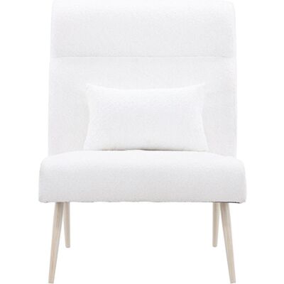 Venture Home Bloom Fauteuil Blanc - Design Scandinave - Publicité Venture Home Bloom Fauteuil Blanc - Design Scandinave - Publicité