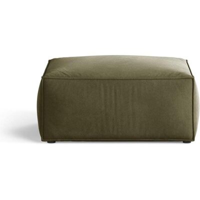 Cosmopolitan Design, Tabouret, Pouf Velours, "Aveiro", 1 Place, Vert Clair, 75x75x41 Fabriqué en Europe - Publicité Cosmopolitan Design, Tabouret, Pouf Velours, "Aveiro", 1 Place, Vert Clair, 75x75x41 Fabriqué en Europe - Publicité