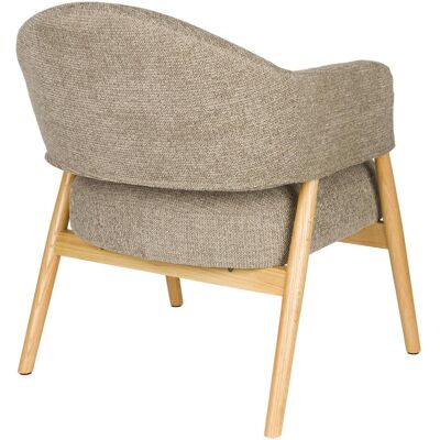 White Label Living, Fauteuil, Lounge Chair Indy Dark Brown - Publicité White Label Living, Fauteuil, Lounge Chair Indy Dark Brown - Publicité
