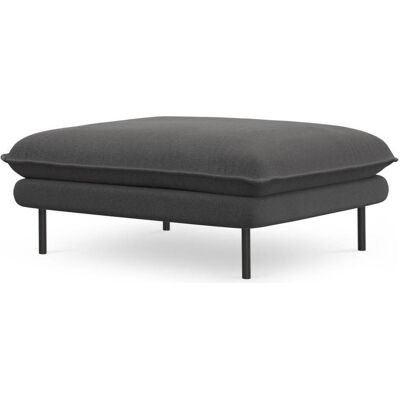 Cosmopolitan Design, Tabouret, Pouf, "Vienna", 1 Place, Gris Foncé, 93x73x43 Fabriqué en Europe - Publicité Cosmopolitan Design, Tabouret, Pouf, "Vienna", 1 Place, Gris Foncé, 93x73x43 Fabriqué en Europe - Publicité