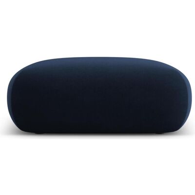 Cosmopolitan Design, Tabouret, Pouf Velours, "Nolio", 2 Places, Bleu Roi, 100x100x36 Fabriqué en Europe - Publicité Cosmopolitan Design, Tabouret, Pouf Velours, "Nolio", 2 Places, Bleu Roi, 100x100x36 Fabriqué en Europe - Publicité