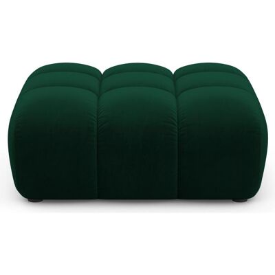 Maison Heritage, Tabouret, Pouf Velours, "Arden", 1 Place, Vert Bouteille, 90x70x43 Fabriqué en Europe - Publicité Maison Heritage, Tabouret, Pouf Velours, "Arden", 1 Place, Vert Bouteille, 90x70x43 Fabriqué en Europe - Publicité