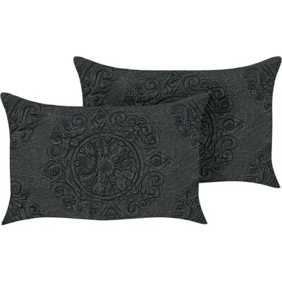Beliani, Coussin décoratif, Veloor (30 x 50 cm) - Publicité Beliani, Coussin décoratif, Veloor (30 x 50 cm) - Publicité
