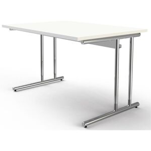 Bureau Rectangulaire Blanc Réglable Kerkmann - Mobilier de Bureau - Publicité Bureau Rectangulaire Blanc Réglable Kerkmann - Mobilier de Bureau - Publicité