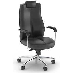 Nowy Styl, Chaise de bureau, XXL Fauteuil de direction Sonata noir cuir (46 - 55.50 cm) - Publicité Nowy Styl, Chaise de bureau, XXL Fauteuil de direction Sonata noir cuir (46 - 55.50 cm) - Publicité