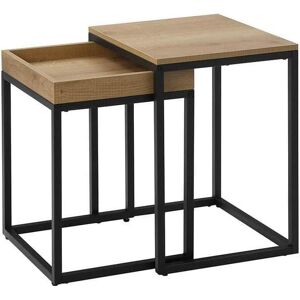 Vasagle, Table basse, Set de tables d'appoint marron - Publicité Vasagle, Table basse, Set de tables d'appoint marron - Publicité