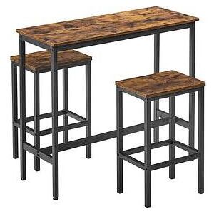 Vasagle, Table haute, Ensemble de tables de bar (100 x 40 x 90 cm) - Publicité Vasagle, Table haute, Ensemble de tables de bar (100 x 40 x 90 cm) - Publicité