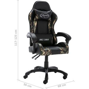 vidaXL, Chaise de bureau, Gaming-Stuhl (42 - 50 cm) - Publicité vidaXL, Chaise de bureau, Gaming-Stuhl (42 - 50 cm) - Publicité