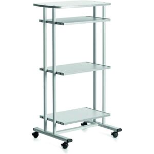 Bureau Rocada avec Roulettes Gris - Bureau - Publicité Bureau Rocada avec Roulettes Gris - Bureau - Publicité