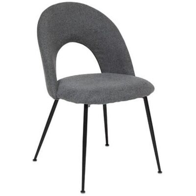 Atmosphera, Chaises, Dining room chair Raven, grey, 4 pcs - Publicité Atmosphera, Chaises, Dining room chair Raven, grey, 4 pcs - Publicité