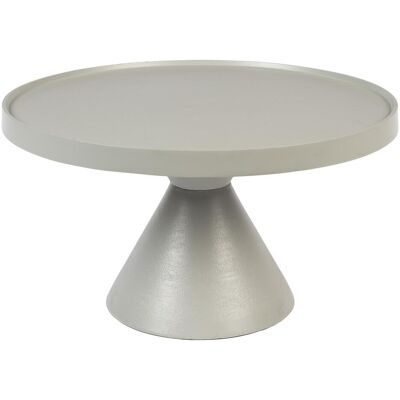 Zuiver Floss - Table Basse Ronde en Métal ø60cm - Gris - Publicité Zuiver Floss - Table Basse Ronde en Métal ø60cm - Gris - Publicité