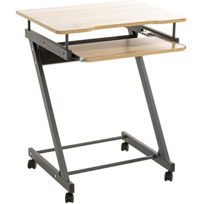 HAKU Möbel, Bureau, Table d'ordinateur sur roulettes (60 x 49 x 75 cm) - Publicité HAKU Möbel, Bureau, Table d'ordinateur sur roulettes (60 x 49 x 75 cm) - Publicité