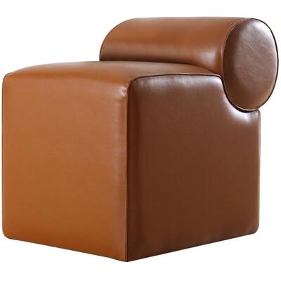 Atelier del Sofa Rohin Pouf Marron - Pouf - Publicité Atelier del Sofa Rohin Pouf Marron - Pouf - Publicité