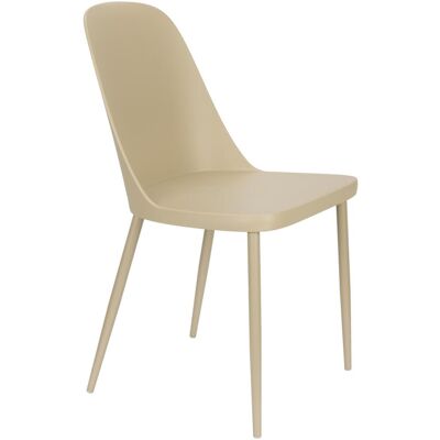 No name - Pip - Beige - Résine et Métal - Chair - Publicité No name - Pip - Beige - Résine et Métal - Chair - Publicité