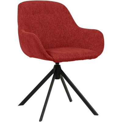 Chaise Visiteur PAPERFLOW Sira Rouge - Siège Pivotant Confortable - Publicité Chaise Visiteur PAPERFLOW Sira Rouge - Siège Pivotant Confortable - Publicité